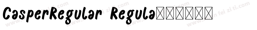 CasperRegular Regula字体转换